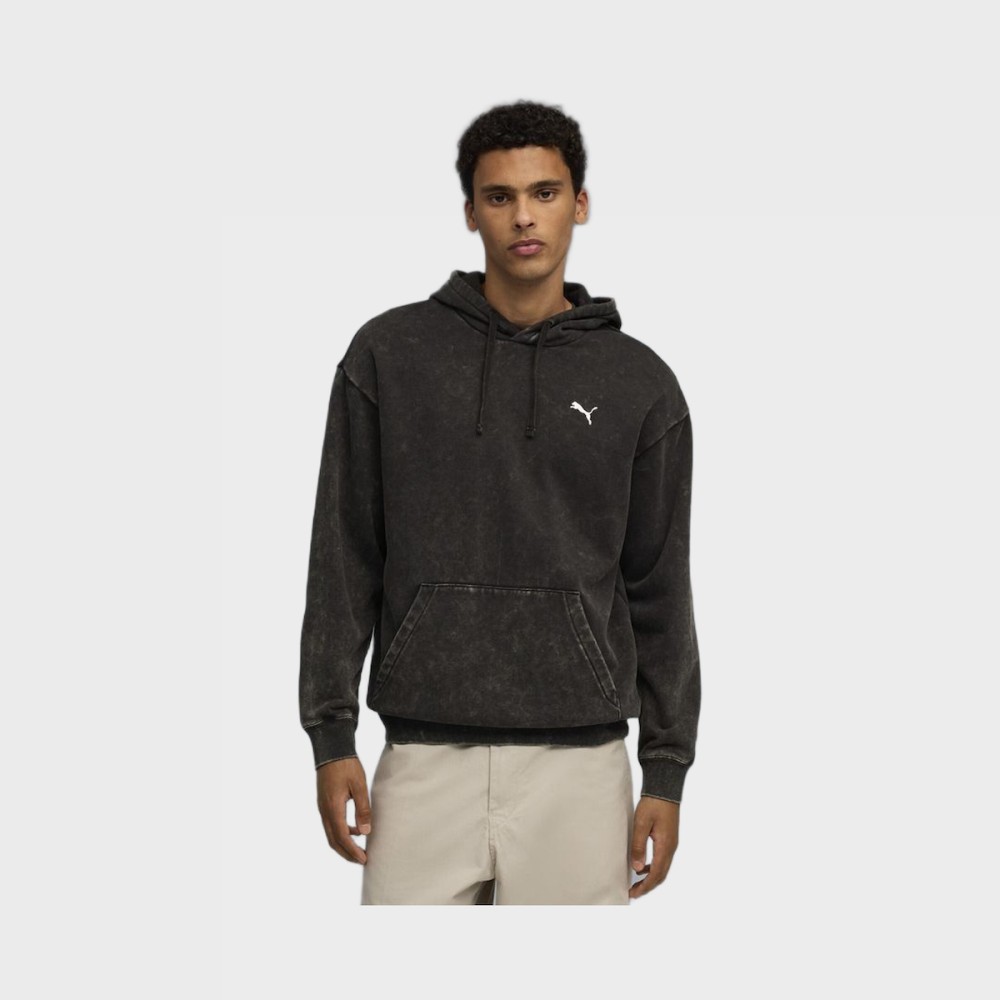 Aνδρικό Φούτερ με κουκούλα Puma ESS Elevated Relaxed Wash Hoodie FL 688049-01