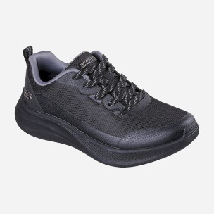 Γυναικεία Παπούτσια Skechers Mesh Lace Up W/ Hotmelt Trim 117730-BBK