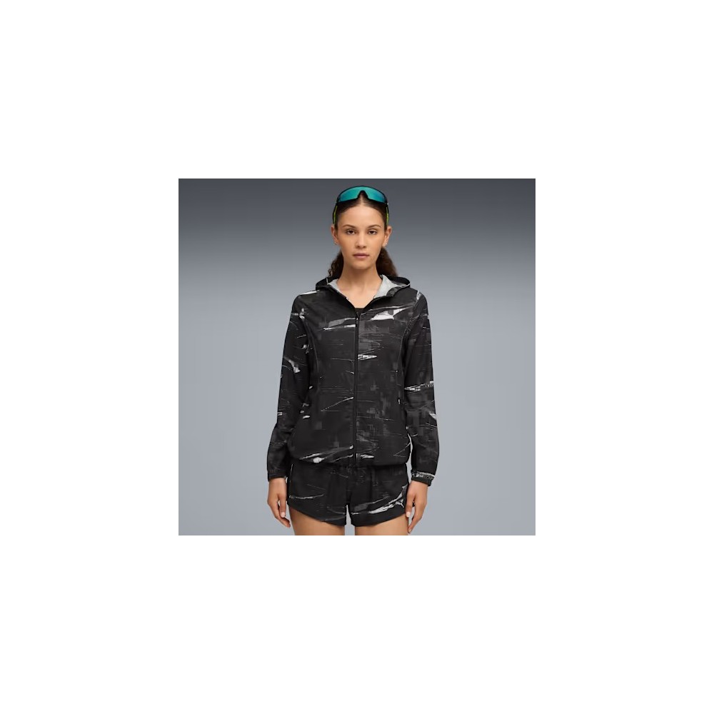 Γυναικεία Ζακέτα Puma W Run Velocity Aop Woven Jacket 527600-01
