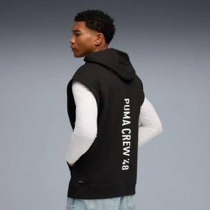 Aνδρικό Φούτερ με κουκούλα Puma M Graphic French Terry Sleeveless Hoodie 527839-01