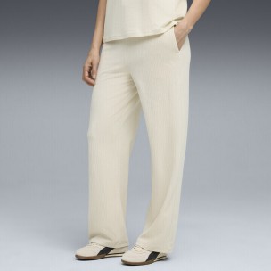 Γυναικείο Παντελόνι Φόρμας Puma Ess Elevated Velour Rib Straight Leg Pant 688108-87