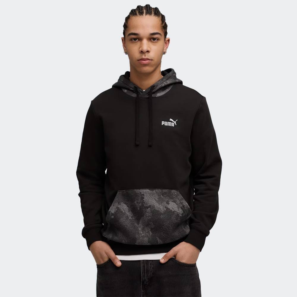 Ανδρικό Φούτερ με κουκούλα Puma Ess Camo Hoodie FL 689370-01