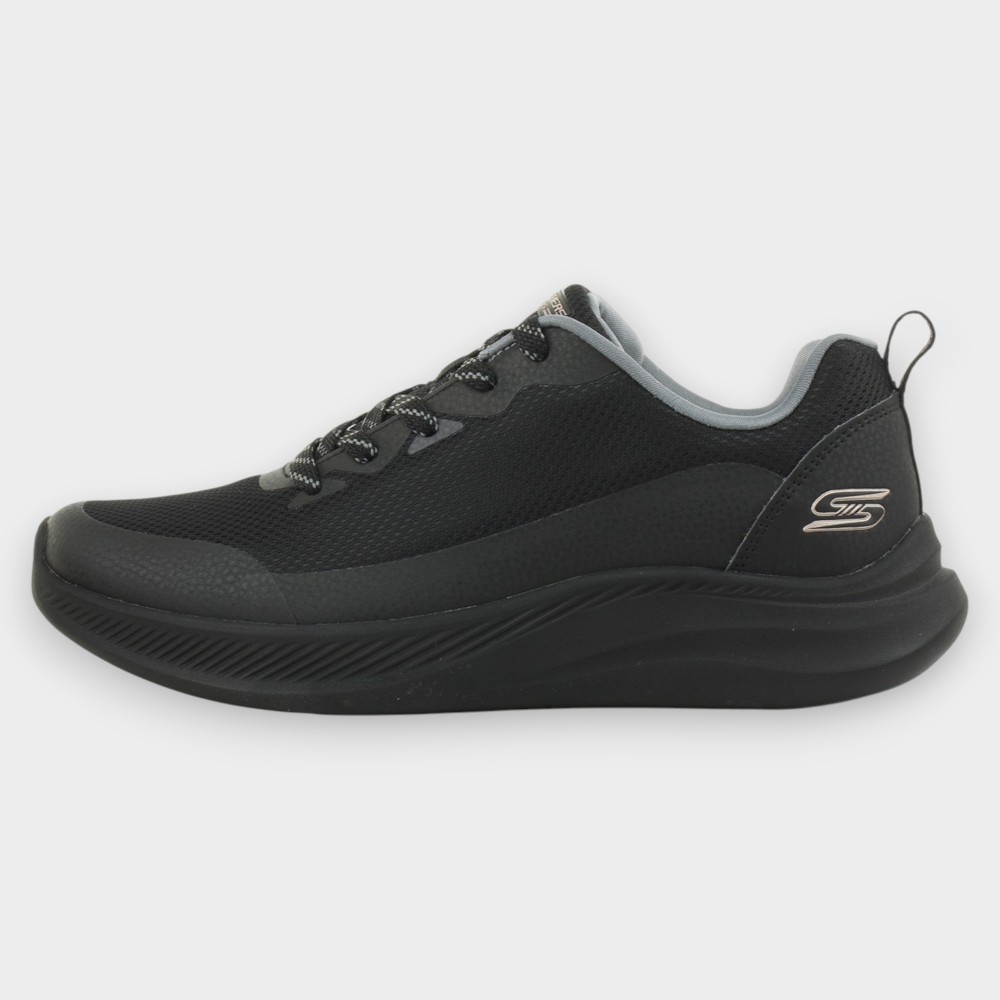 Γυναικεία Παπούτσια Skechers Mesh Lace Up W/ Hotmelt Trim 117730-BBK