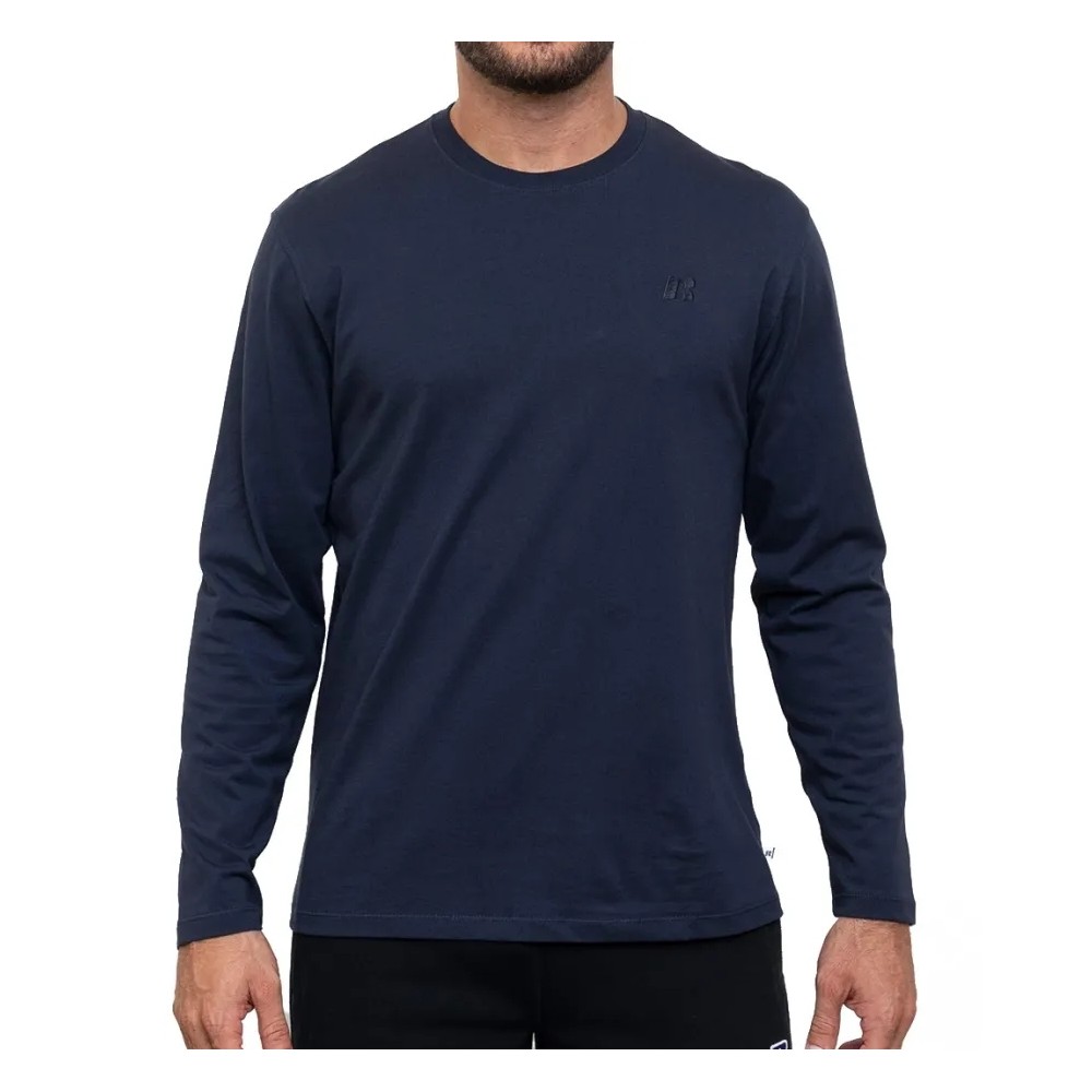 Ανδρική Αθλητική Μπλούζα Μακρυμάνικη Russell Athletic L/S Crewneck A25-002-2-190 NAVY