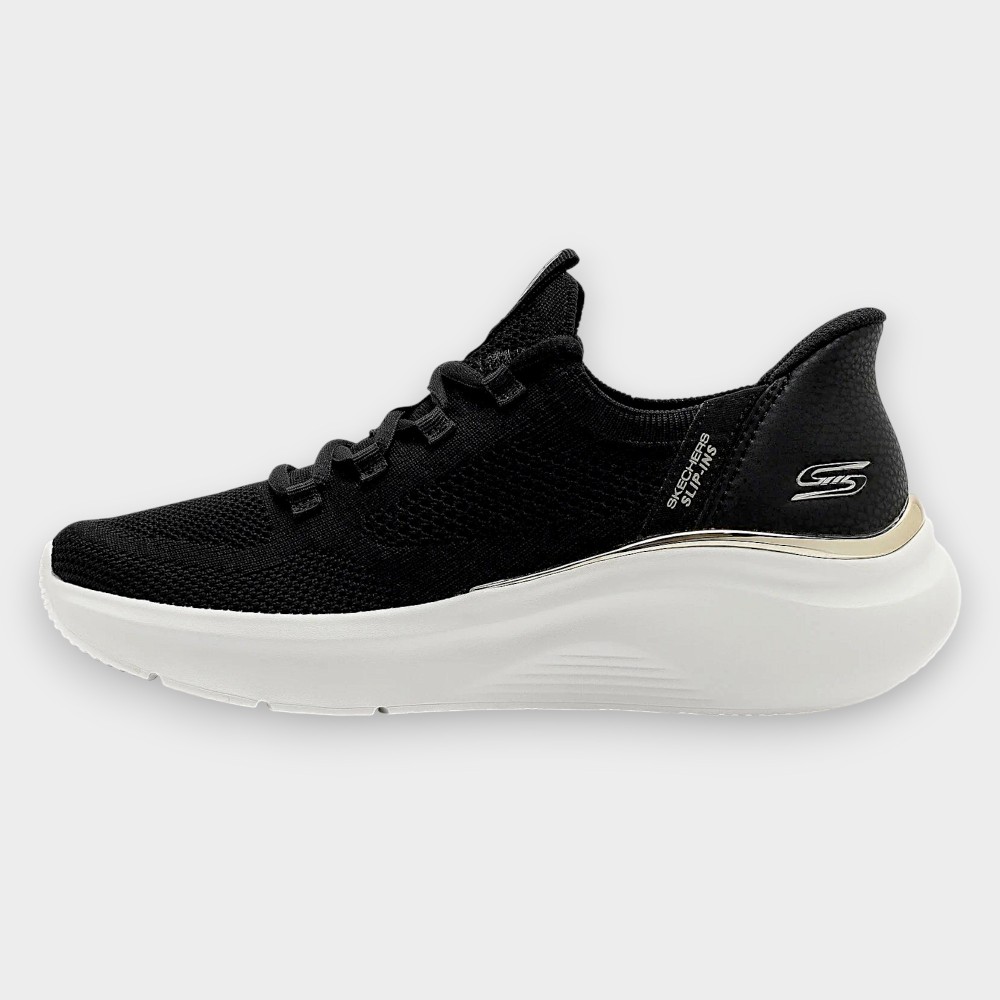 Γυναικεία Παπούτσια Skechers Slip-Ins Engineered Knit Lace Up 117617-BLK