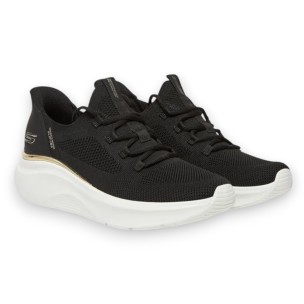 Γυναικεία Παπούτσια Skechers Slip-Ins Engineered Knit Lace Up 117617-BLK