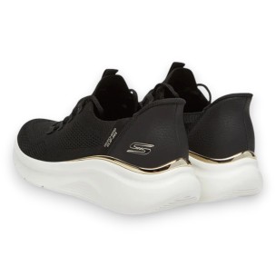 Γυναικεία Παπούτσια Skechers Slip-Ins Engineered Knit Lace Up 117617-BLK