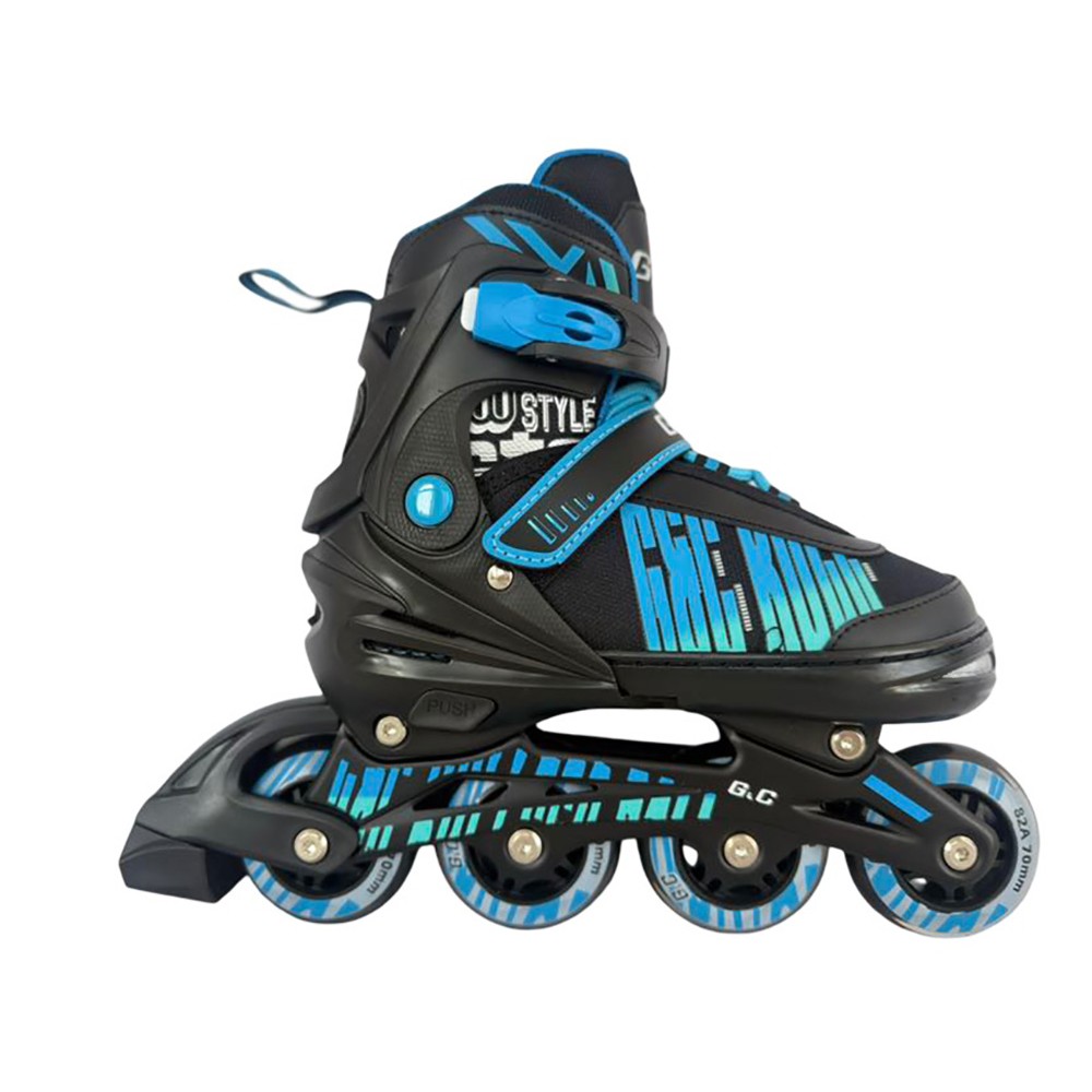 Αυξομειούμενα Πατίνια Roller GC BW 166 Μαύρο/Μπλέ (Size 31-34)