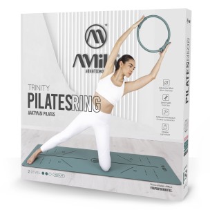 Δαχτυλίδι Pilates Ring Amila 88156 Trinity Medium - Teal Green