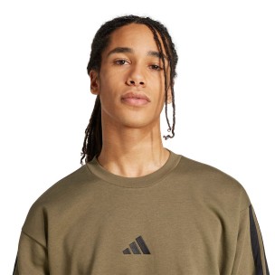 Ανδρικό Φούτερ Adidas Essentials 3-Stripes Fleece Sweatshirt KB7648