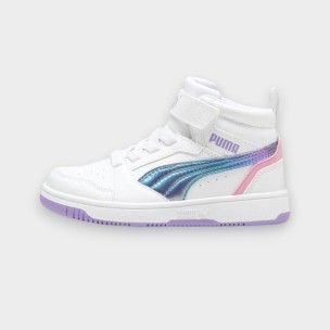 Παιδικά Παπούτσια Μπάσκετ Puma Rebound V6 Mid Bouncy Sky AC+ PS 398726-01