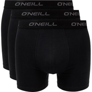 Ανδρικά Μποξεράκια Men's Black O'NEILL Boxer Shorts 3-PACK 900003-6969
