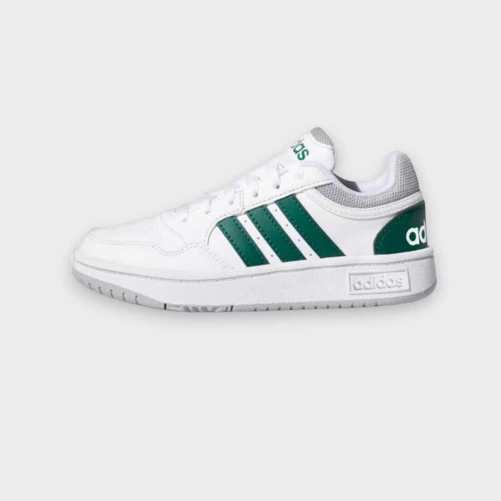 Παιδικά Παπούτσια Adidas Hoops 3.0 CF IG3830 Λευκό-Πράσινο