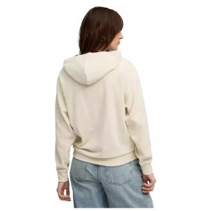 Γυναικείο Φούτερ Βελουτέ Puma Ess Elevated Comfort Velour Rib Hoodie 688107-87 Alpine Snow