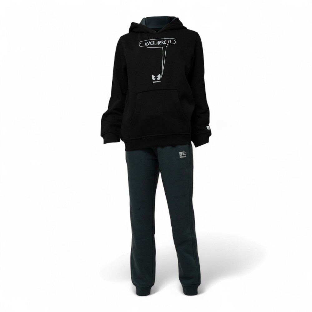 Παιδικό Set Φόρμας Be:Nation Hoodie Pant Set Black 10402502-01