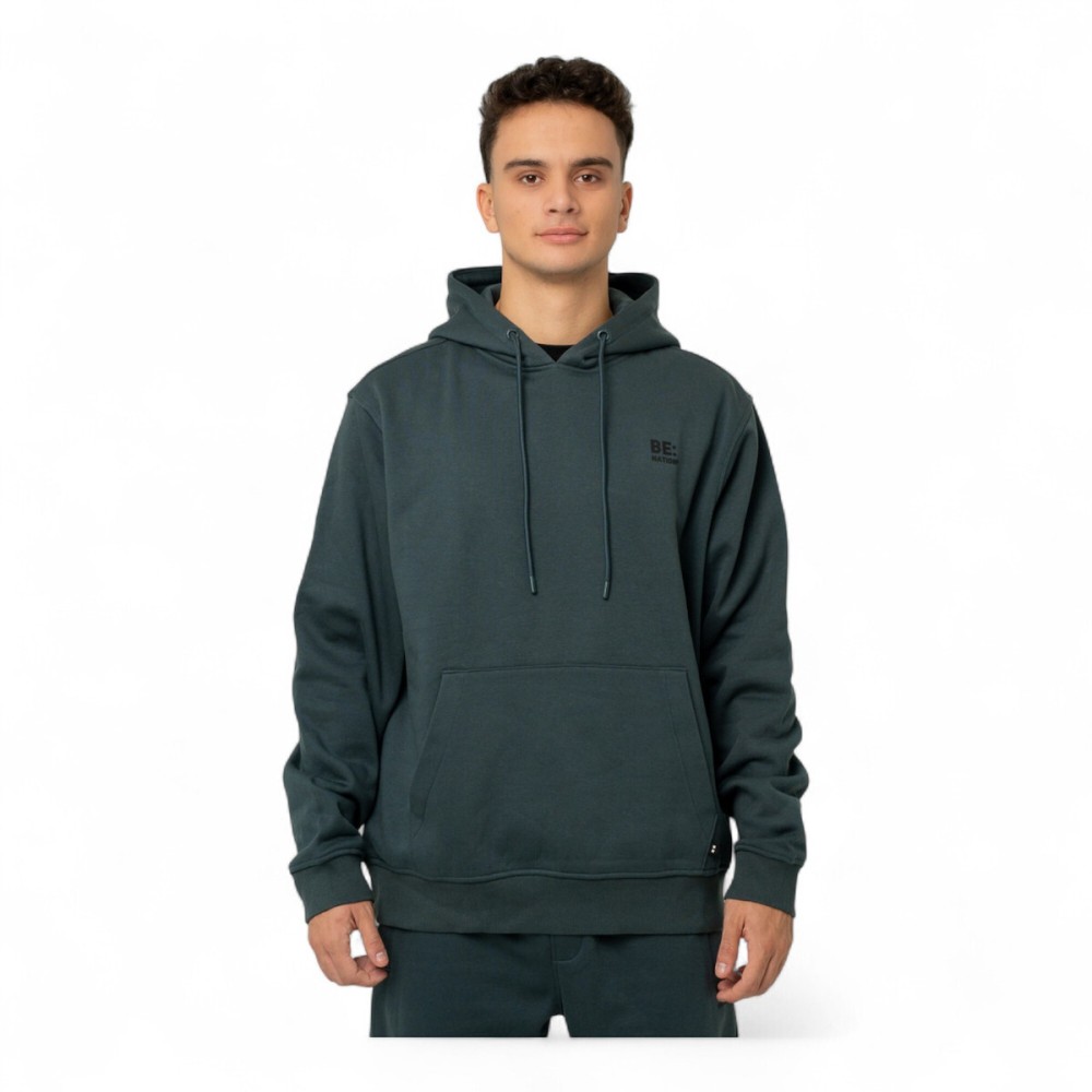 Ανδρικό Φούτερ με κουκούλα Be:Nation Logo Hoodie Petrol 06302502-4F