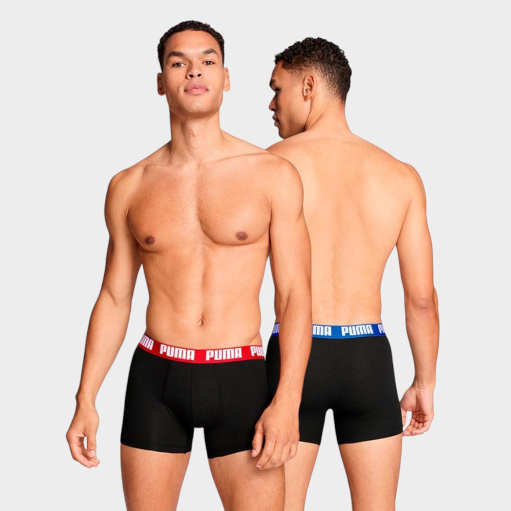 Ανδρικό Μποξεράκι Puma Men Everyday Basic Boxer 2P 701226387-008