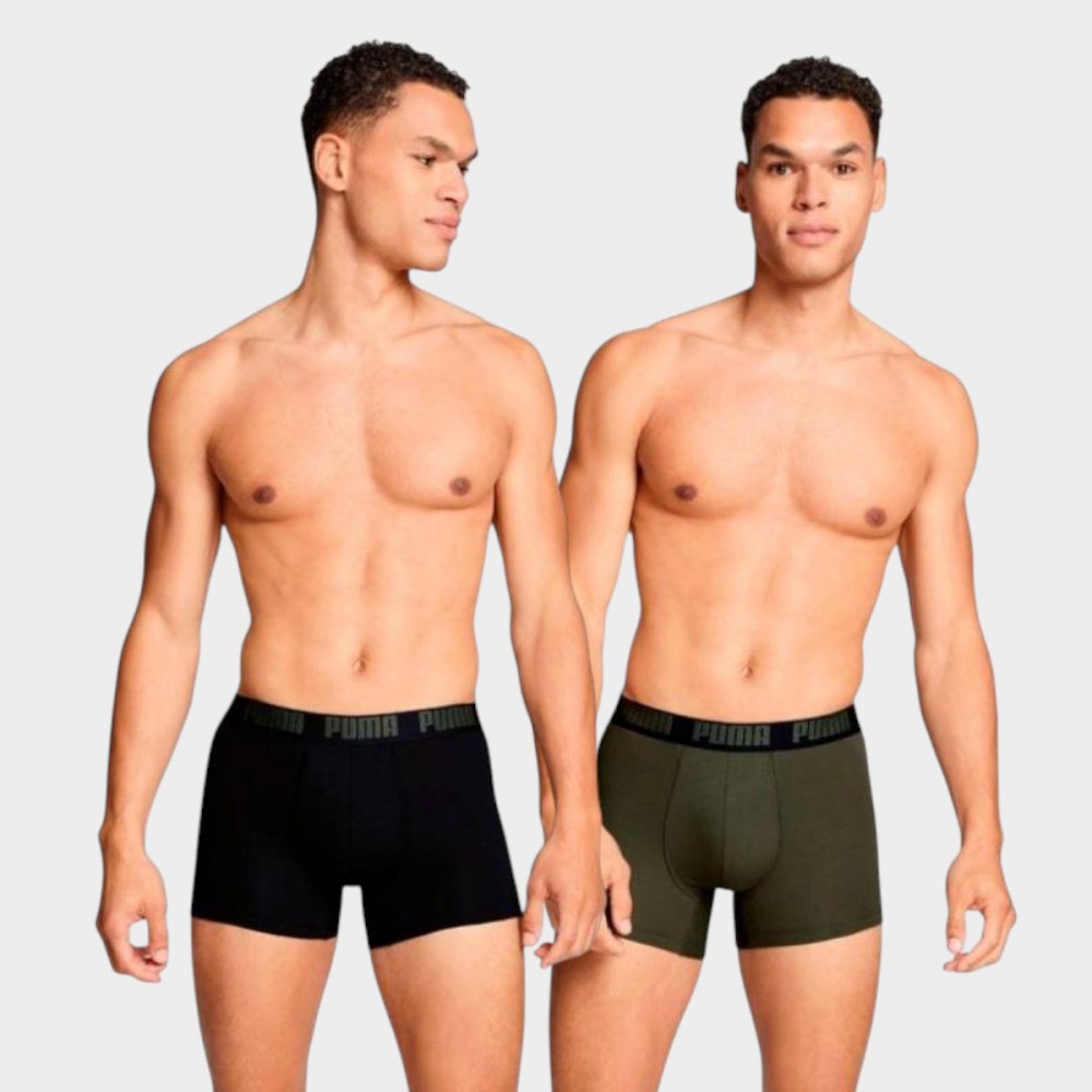 Ανδρικό Μποξεράκι Puma Men Everyday Basic Boxer 2P 701226387-014 (2 Τεμ.))