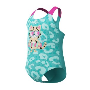 Παιδικό Μαγιό Ολόσωμο Speedo Infant Girl's Learn to Swim Printed Swimsuit 003739-16243