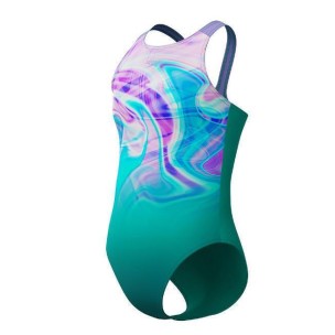 Παιδικό Μαγιό Speedo Girls Printed Pulseback Swimsuit 0031351-6569