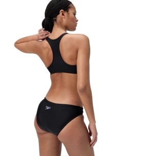 Γυναικείο μαγιό κολυμβητηρίου SPEEDO WOMENS 2 PIECE BIKINI SWIMSUIT.PLACEMENT BLACK SPORT SWIMMING COSTUME 0035461-8692