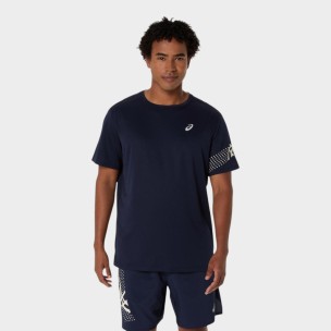 Ανδρική Μπλούζα -T-shirt Asics Icon SS Top 2011D239-400