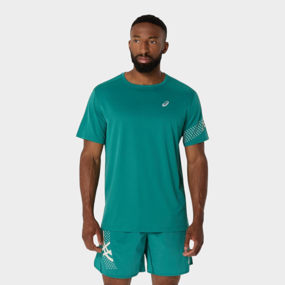 Ανδρική Μπλούζα -T-shirt Asics Icon SS Top 2011D239-300