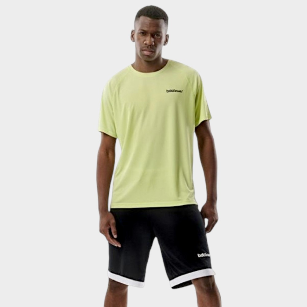 Ανδρικό T-Shirt Body Action Men's Athletic Performance T-Shirt 053320 01 Lime