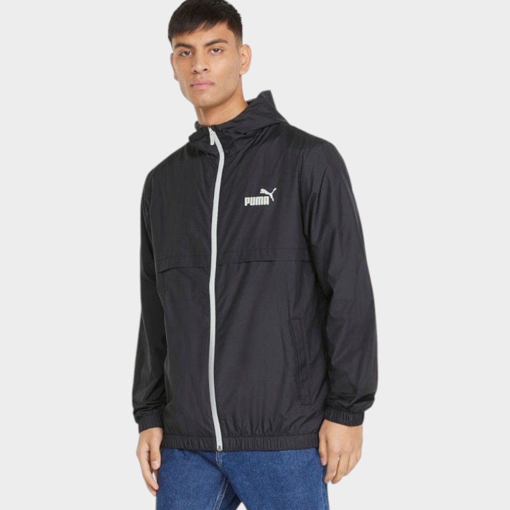 Ανδρικό Αντιανεμικό Μπουφάν Puma ESS Solid Windbreaker 847484-01