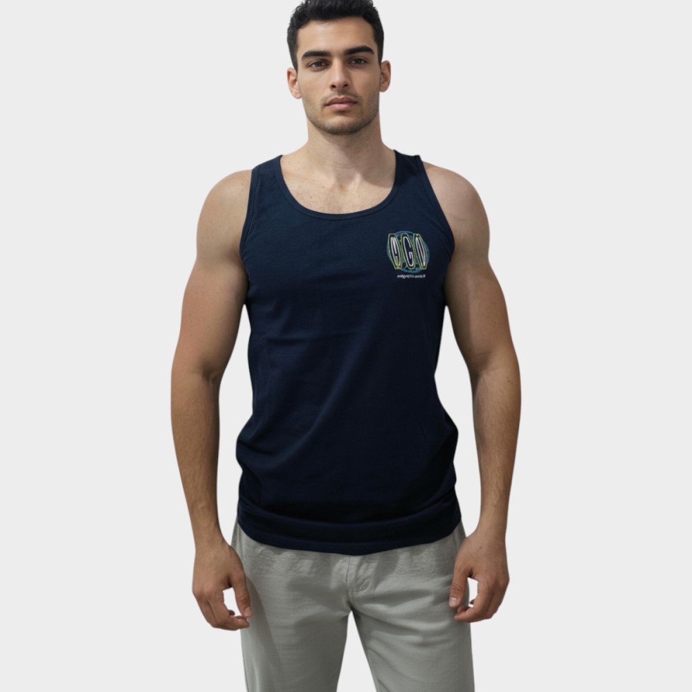 Ανδρικό T-shirt Αμάνικο Magnetic North 23015-Navy Blue