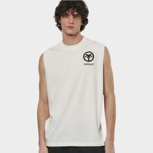 Ανδρικό Αμάνικο Body Action Men's Classic Tank Tee 043509-01 (White Allysum)