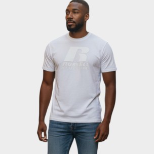 Ανδρικό T-Shirt Russell Athletic R Tonal-S/S Crewneck Tee Shirt A3-071-1-001 White