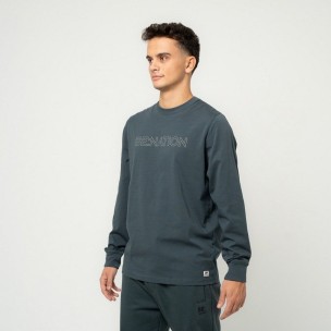 Ανδρική Μπλούζα Be:Nation Essentials Long Sleeve Tee Petrol 06302504-4F