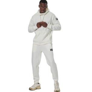 Ανδρικό Παντελόνι Φόρμας Body Action Men's Sport Gym Tech Joggers 023532-01 (White Off)