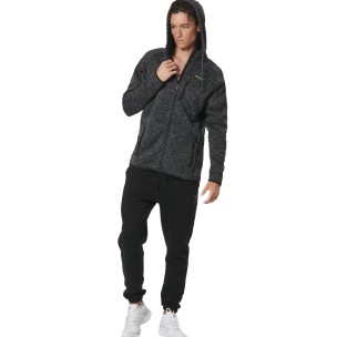 Ανδρικό Παντελόνι Φόρμας Body Action Men's Soft Fleece Track Pants 023535-01 (Black)