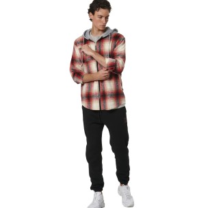 Ανδρικό Παντελόνι Φόρμας Body Action Men's Soft Fleece Track Pants 023535-01 (Black)