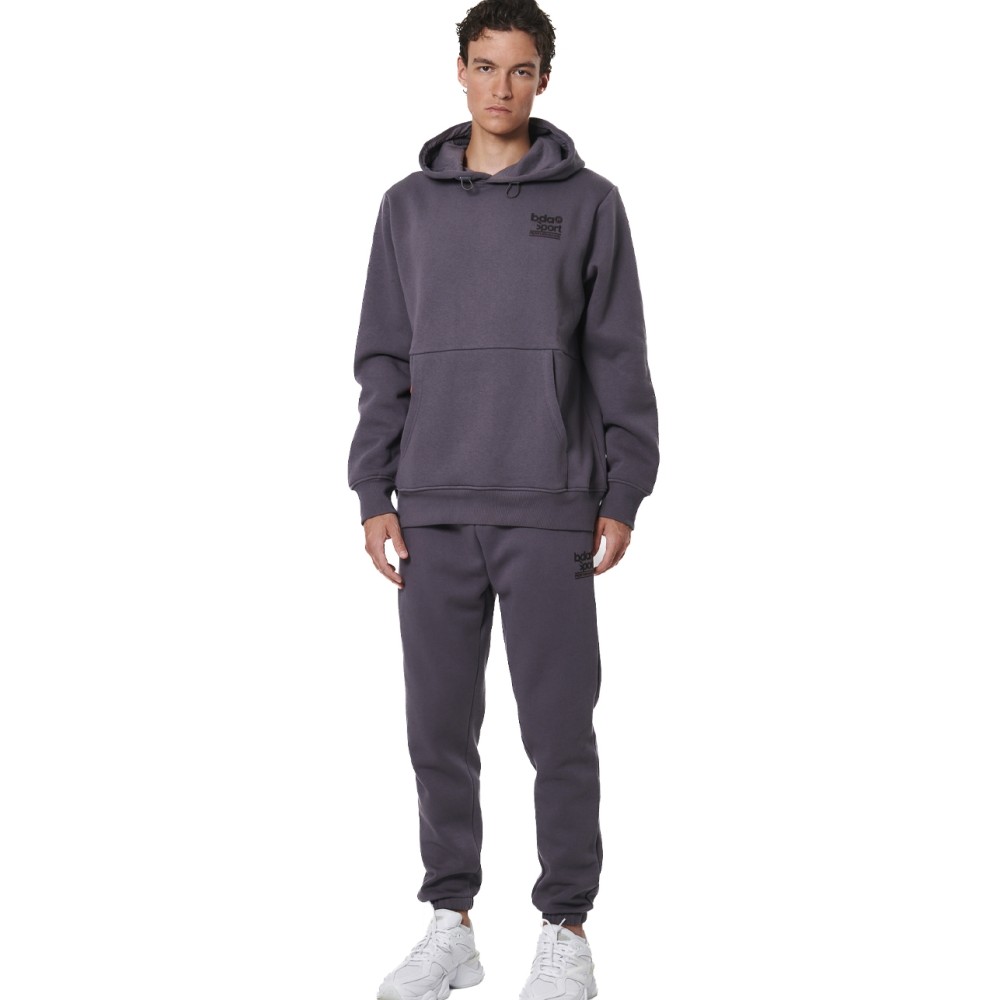 Ανδρικό Παντελόνι Φόρμας Body Action Men's Soft Fleece Track Pants 023535-03B (Boulevard Grey)