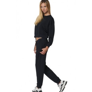 Γυναικείο Φούτερ Body Action Women's Modal Crop Sweatshirt 061527-01 (Black)