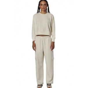 Γυναικείο Φούτερ Body Action Women's Modal Crop Sweatshirt 061527-01 (Salt Ecru)