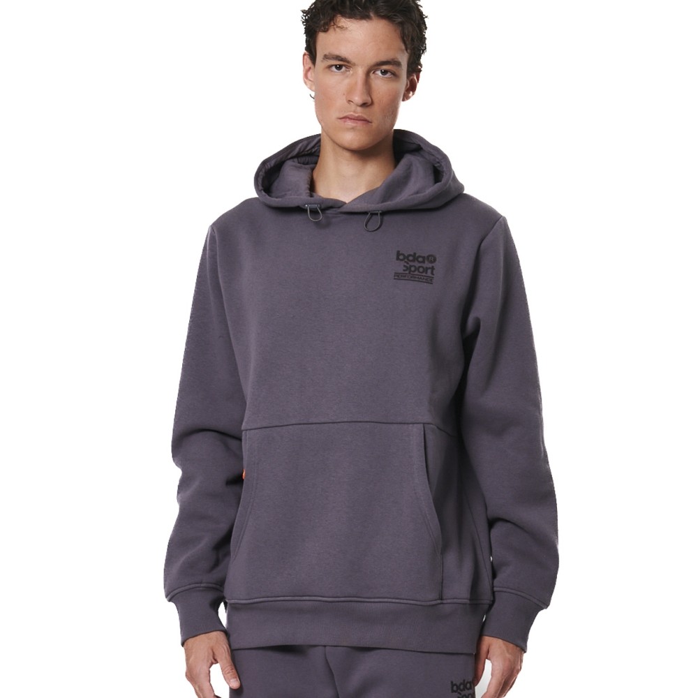Ανδρικό Φούτερ με Κουκούλα Body Action Men's Soft Fleece Hoodie 063514-01 (Boulevard Grey)
