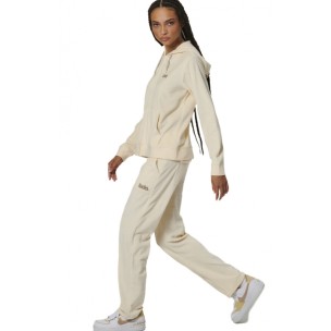 Γυναικεία Βελουτέ Ζακέτα Body Action Women's Velour Hoodie Jacket 071518-01 (Birch Cream)