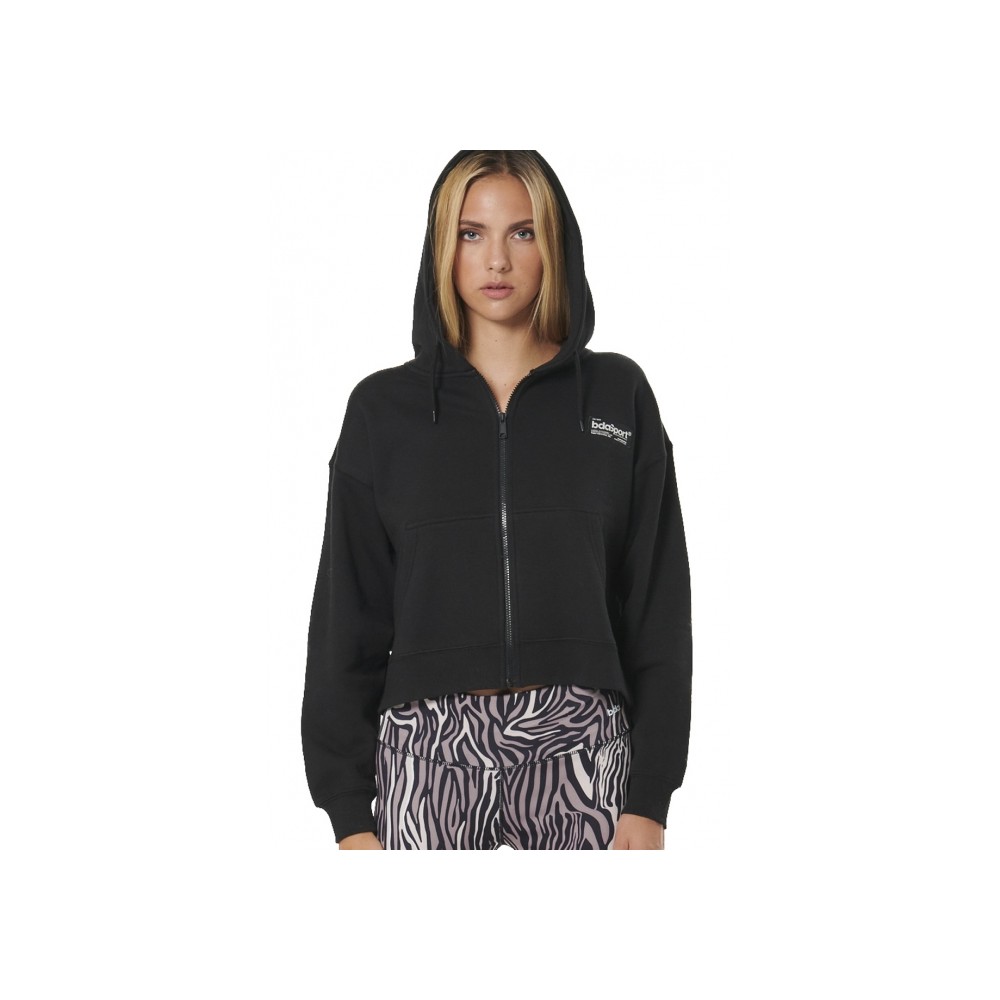 Γυναικεία Ζακέτα με Κουκούλα Body Action Women's Full Zip Hoodie 071521-01 (Black)