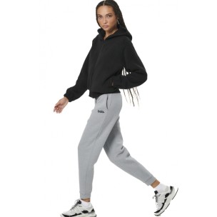 Γυναικεία Ζακέτα με Κουκούλα Body Action Women's Full Zip Sherpa Fleece Hoodie 071523-01 (Black)