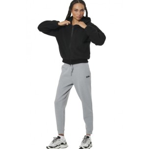 Γυναικεία Ζακέτα με Κουκούλα Body Action Women's Full Zip Sherpa Fleece Hoodie 071523-01 (Black)