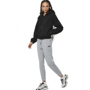 Γυναικεία Ζακέτα με Κουκούλα Body Action Women's Full Zip Sherpa Fleece Hoodie 071523-01 (Black)
