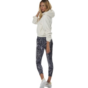 Γυναικεία Ζακέτα με Κουκούλα Body Action Women's Full Zip Sherpa Fleece Hoodie 071523-01 (Arctic Wolf Ecru)