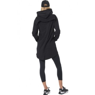 Γυναικεία Ζακέτα με Κουκούλα Body Action Women's Slub Hooded Fishtail Jacket 071531-01 (Black)