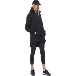 Γυναικεία Ζακέτα με Κουκούλα Body Action Women's Slub Hooded Fishtail Jacket 071531-01 (Black)