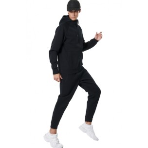 Ανδρική Ζακέτα με Κουκούλα Body Action Men's Sport Gym Tech Zip Hoodie 073521-01 (Black)