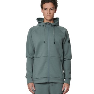 Ανδρική Ζακέτα με Κουκούλα Body Action Men's Sport Gym Tech Zip Hoodie 073521-01 (Balsam Green)